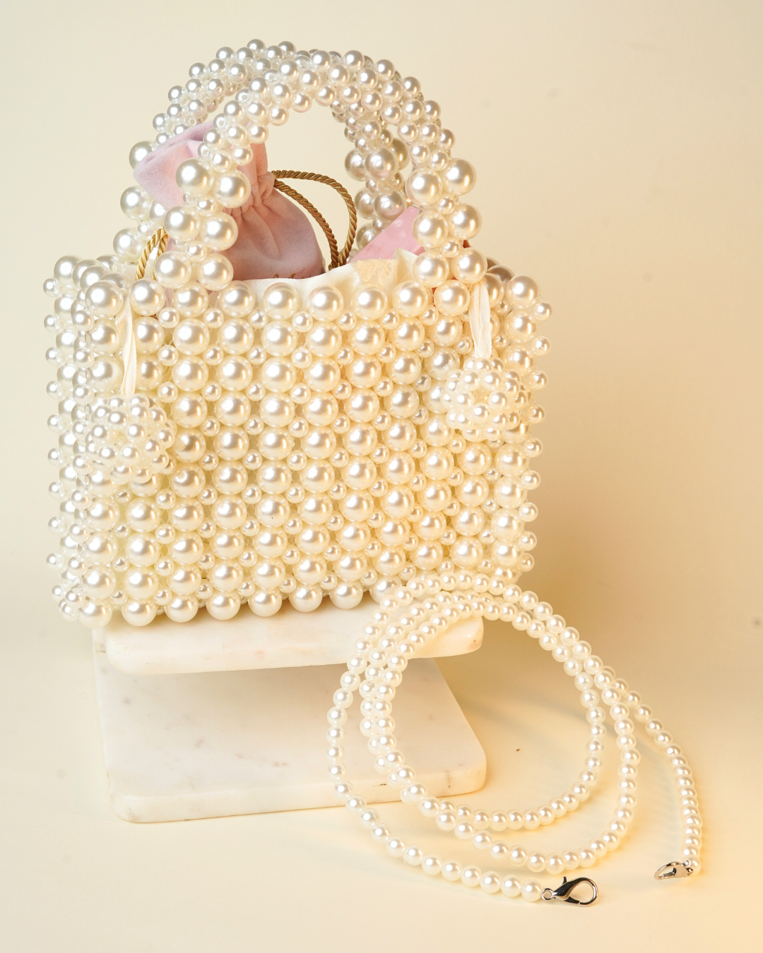 Pearl Baby Box Clutch Bag – LALITA