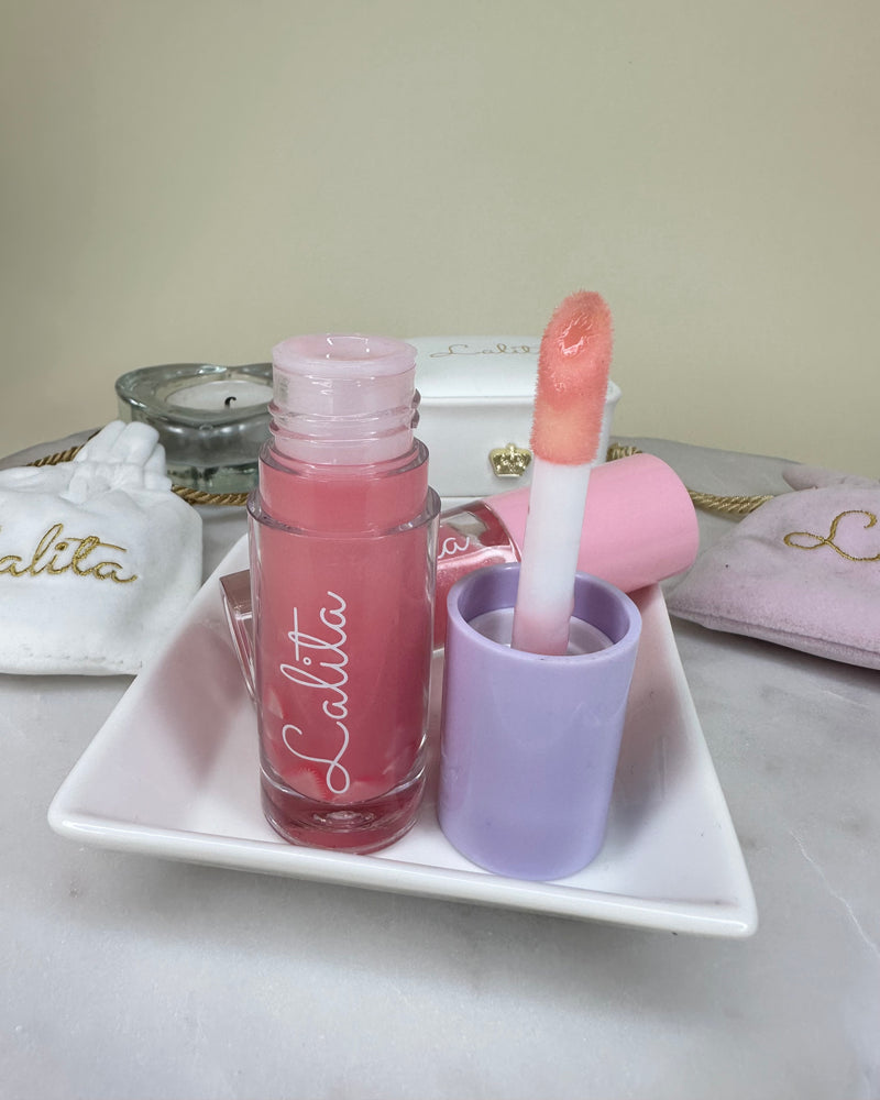 LALITABEAUTY Kiss Me Lip Gloss - Strawberry Kiwi Glitter