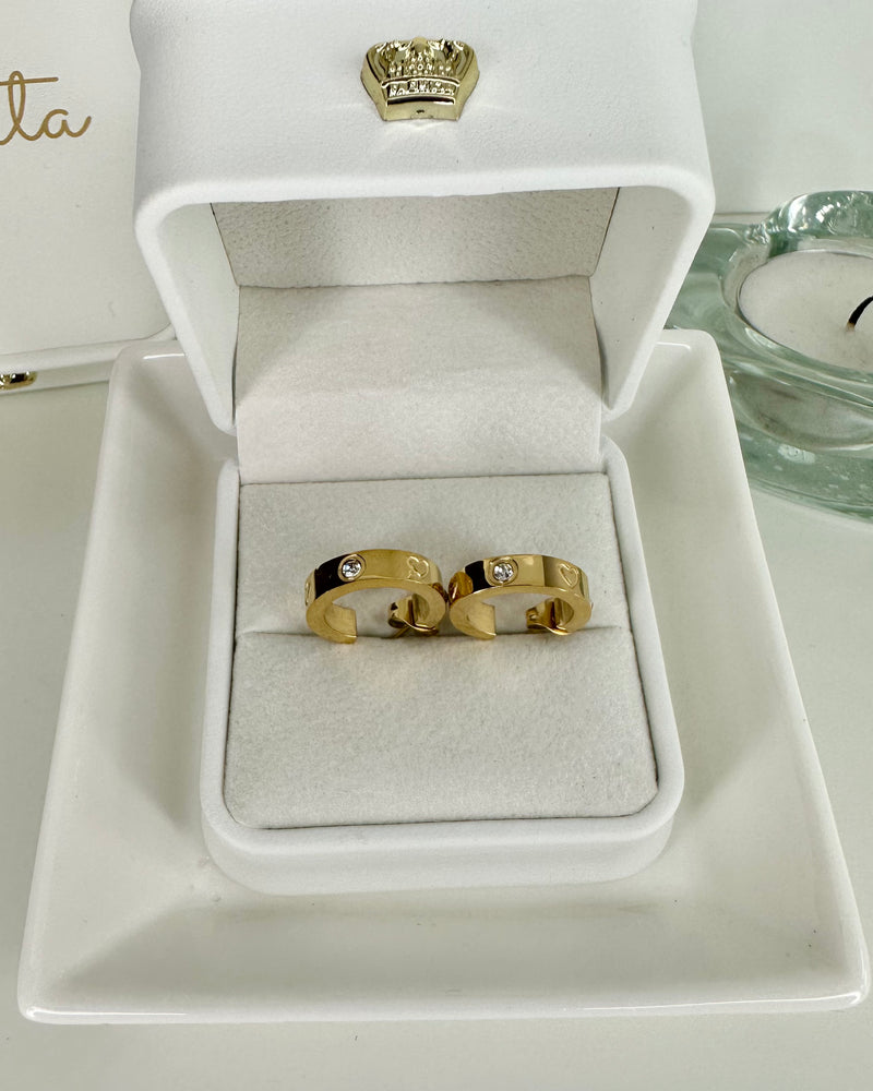 Baby Love Earrings - Gold
