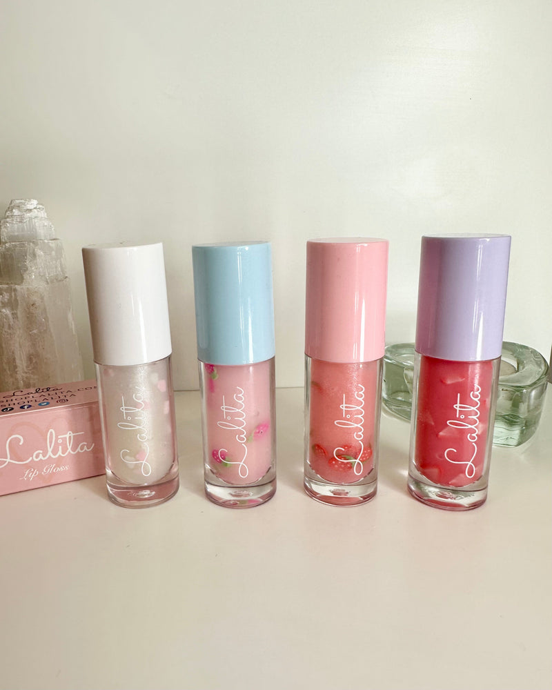 LALITABEAUTY Kiss Me Lip Gloss - Strawberry Kiwi Glitter