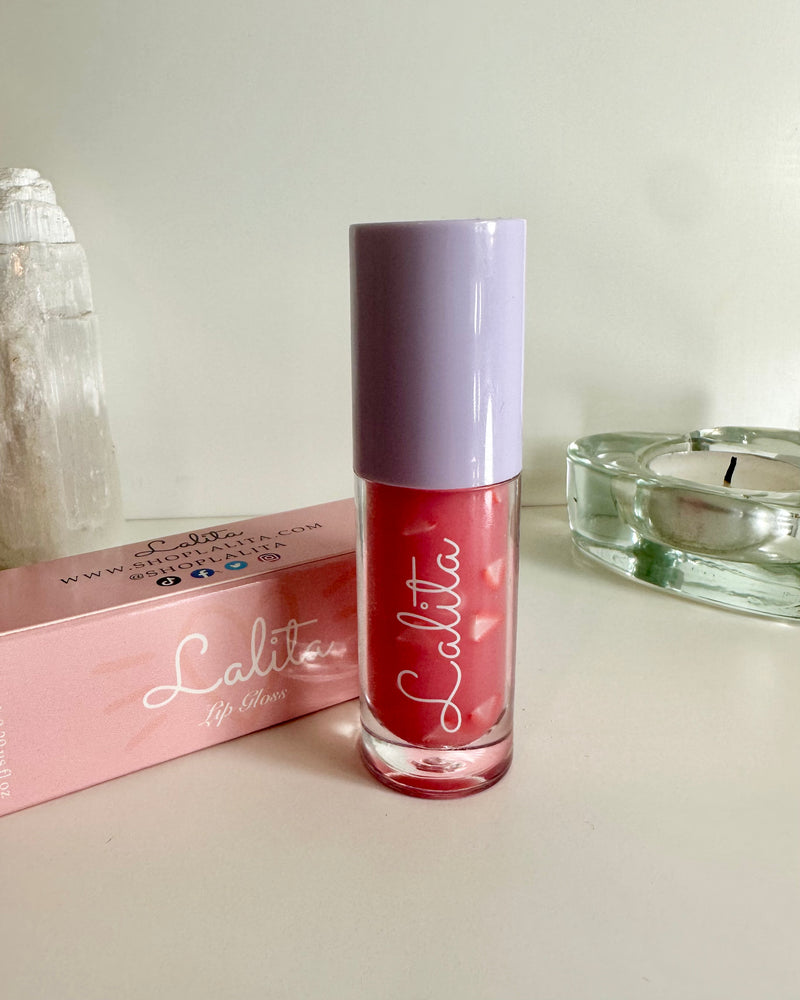 LALITABEAUTY Kiss Me Lip Gloss - Strawberry Kiwi Glitter
