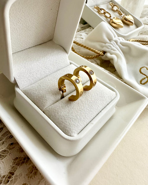 Baby Love Earrings - Gold