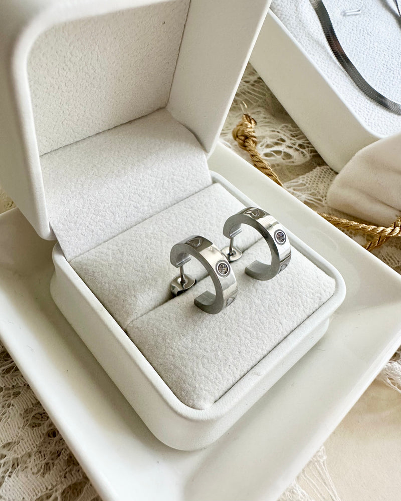 Baby Love Pure Earrings - Silver