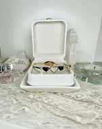 Three Hearts Bracelet Gold
