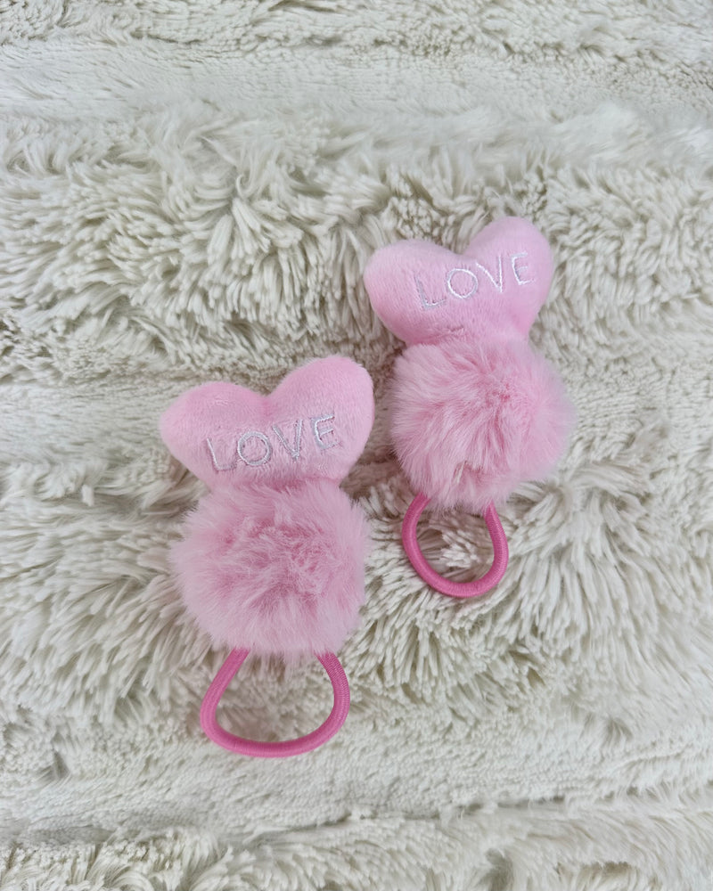 Sweet Hearts Ponytail Hair Tie