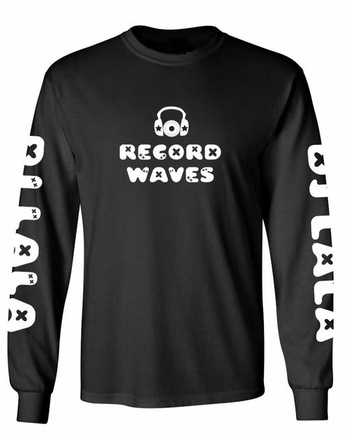 Record Waves T-Shirt - Black