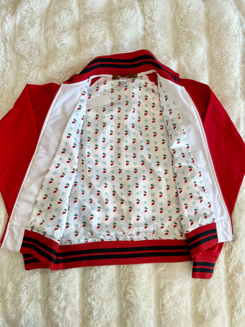 Luxurie Jacket - White/Red