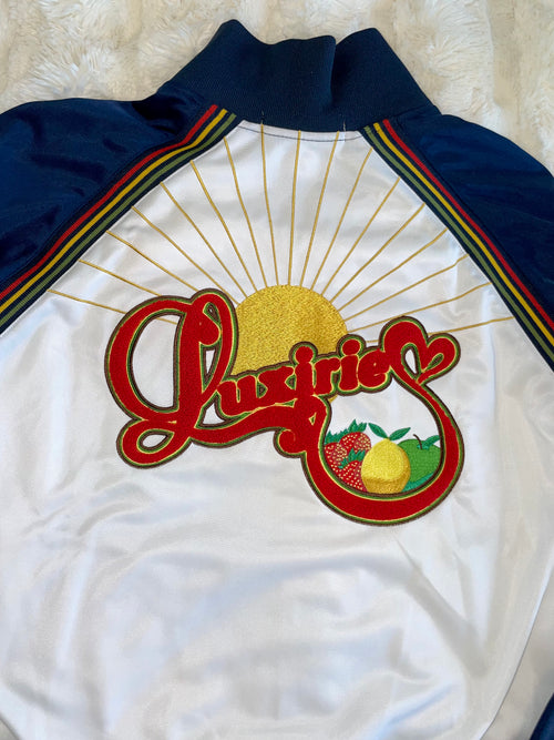 Luxury Rasta Jacket - White/Blue